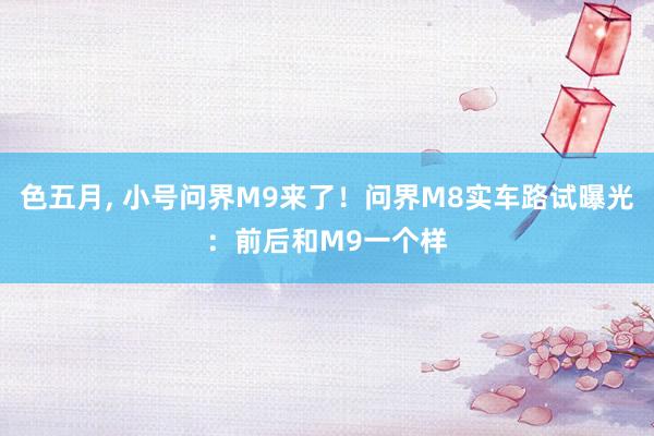 色五月， 小号问界M9来了！问界M8实车路试曝光：前后和M9一个样