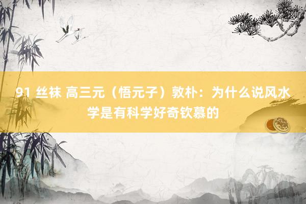 91 丝袜 高三元（悟元子）敦朴：为什么说风水学是有科学好奇钦慕的